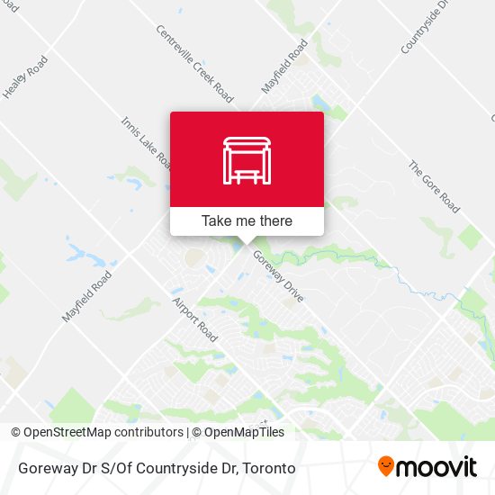 Goreway Dr S/Of Countryside Dr map