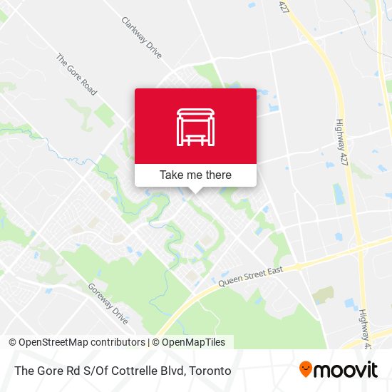 The Gore Rd S / Of Cottrelle Blvd map