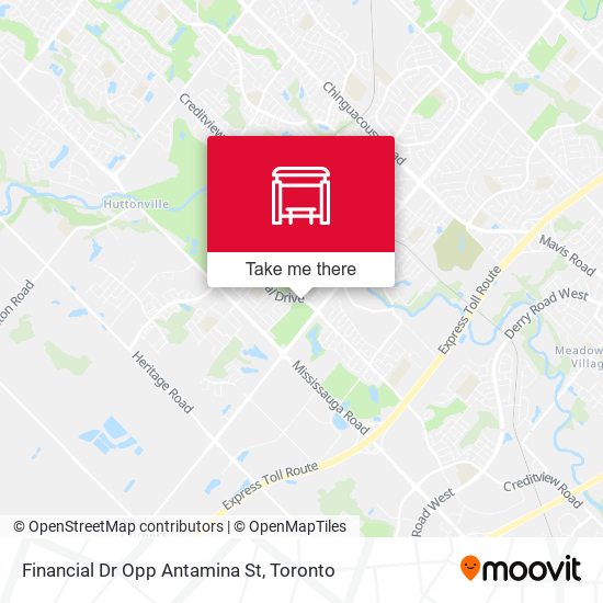 Financial Dr Opp Antamina St map