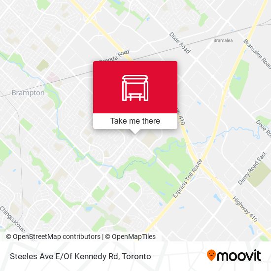 Steeles Ave E/Of Kennedy Rd map