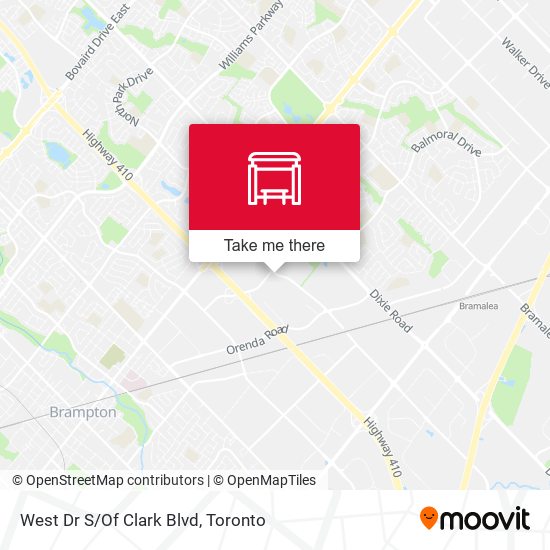 West Dr S/Of Clark Blvd map