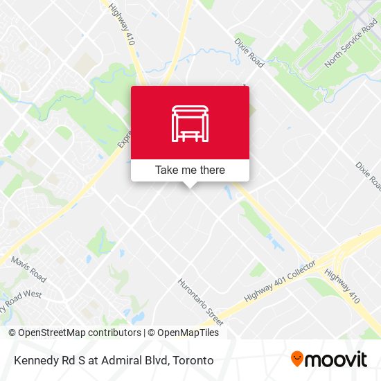 Kennedy Rd S at Admiral Blvd plan