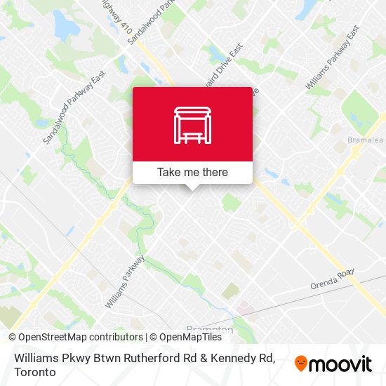 Williams Pkwy Btwn Rutherford Rd & Kennedy Rd map