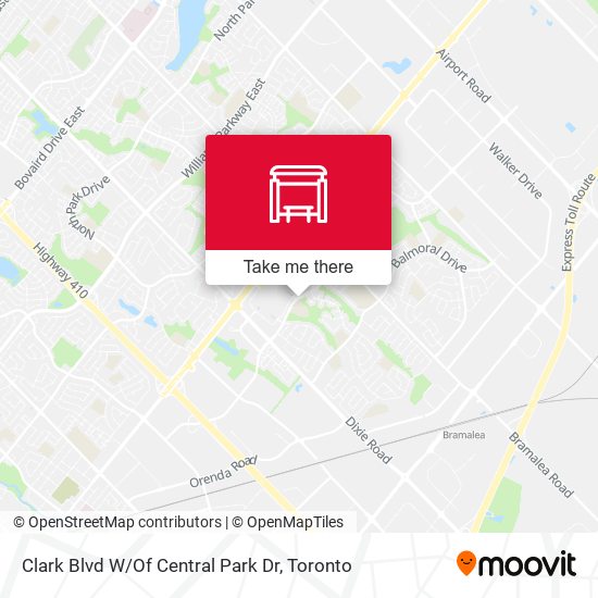 Clark Blvd W / Of Central Park Dr map