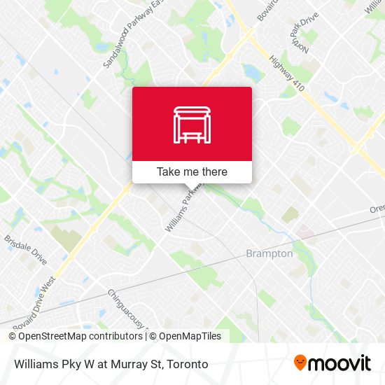 Williams Pky W at Murray St map