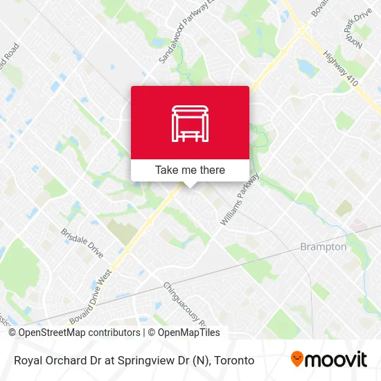 Royal Orchard Dr at Springview Dr (N) map