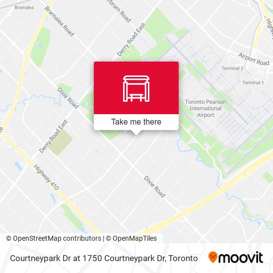 Courtneypark Dr at 1750 Courtneypark Dr map