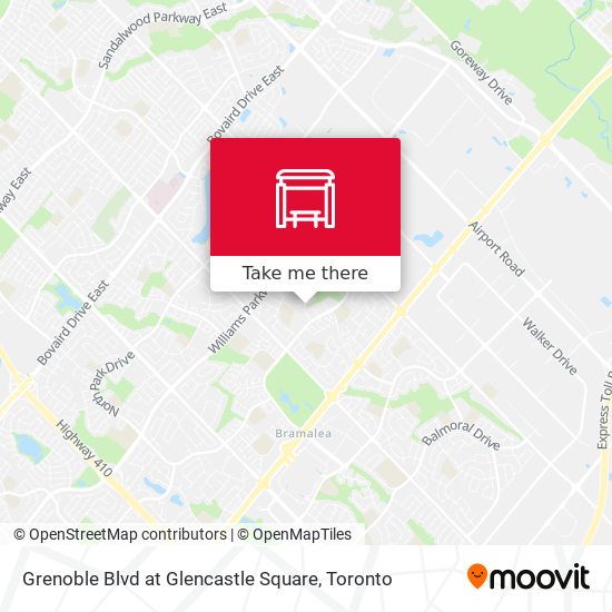 Grenoble Blvd at Glencastle Square map
