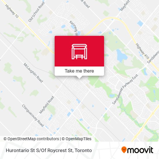 Hurontario St S/Of Roycrest St map