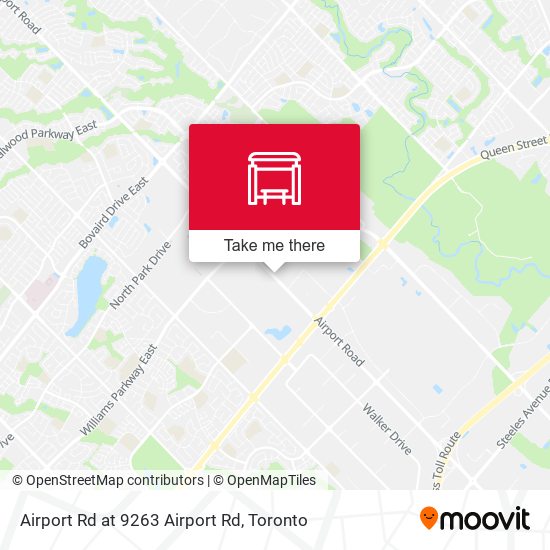 Airport Rd at 9263 Airport Rd map