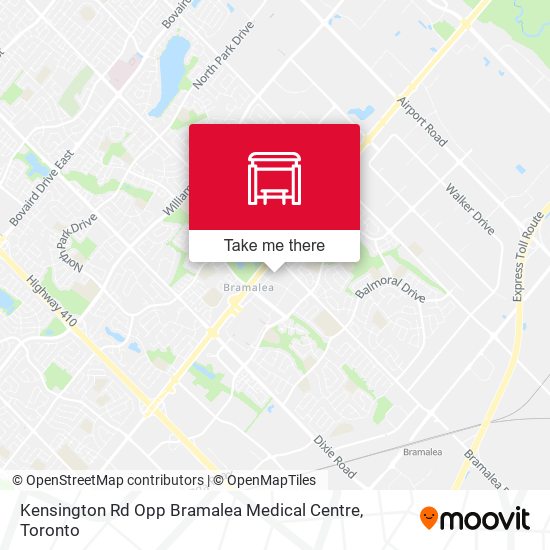 Kensington Rd Opp Bramalea Medical Centre map