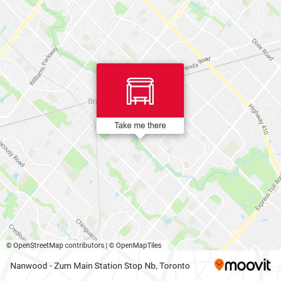 Nanwood - Zum Main Station Stop Nb map