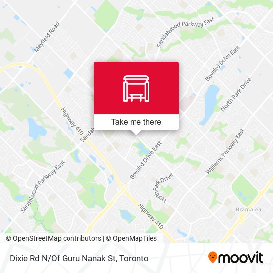 Dixie Rd N/Of Guru Nanak St map
