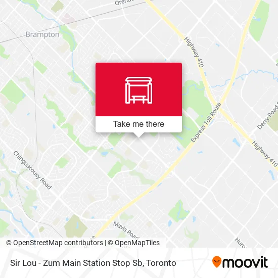 Sir Lou - Zum Main Station Stop Sb map