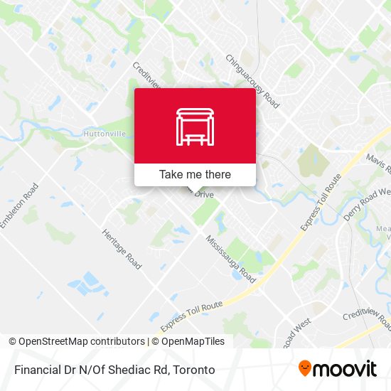 Financial Dr N/Of Shediac Rd map