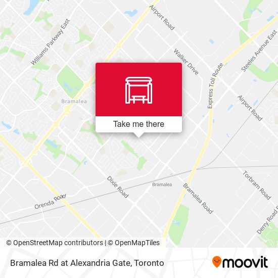 Bramalea Rd at Alexandria Gate map