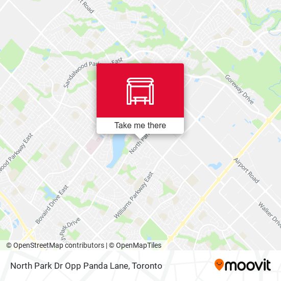 North Park Dr Opp Panda Lane map
