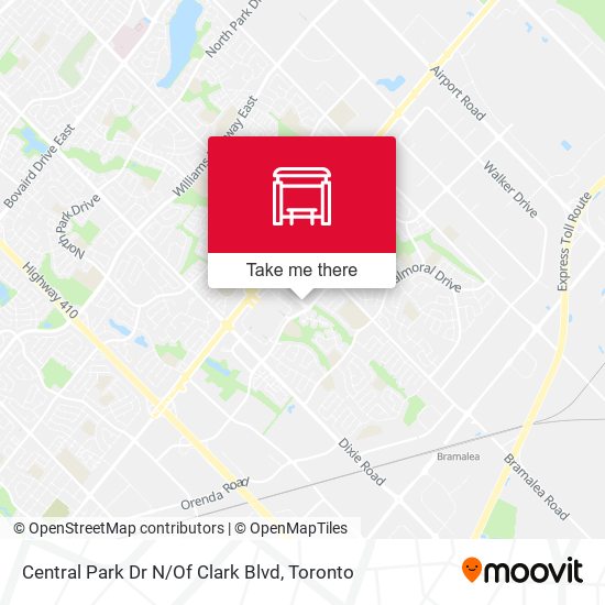 Central Park Dr N / Of Clark Blvd map