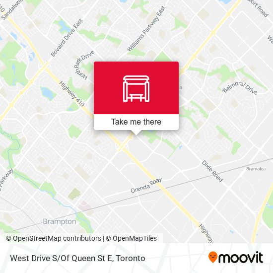 West Drive S/Of Queen St E map