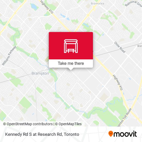Kennedy Rd S at Research Rd map