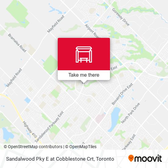 Sandalwood Pky E at Cobblestone Crt plan