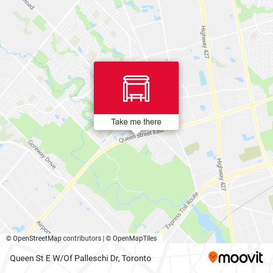 Queen St E W/Of Palleschi Dr map