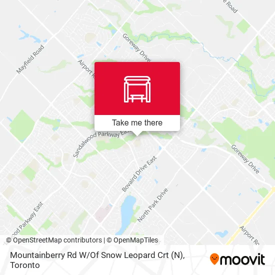 Mountainberry Rd W / Of Snow Leopard Crt (N) map