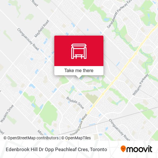 Edenbrook Hill Dr Opp Peachleaf Cres map