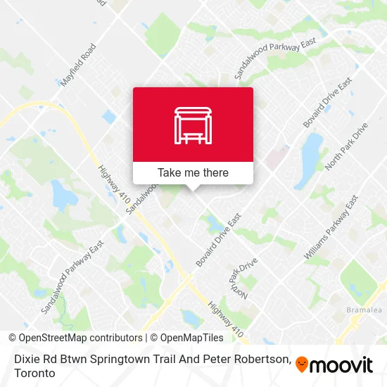 Dixie Rd Btwn Springtown Trail And Peter Robertson map