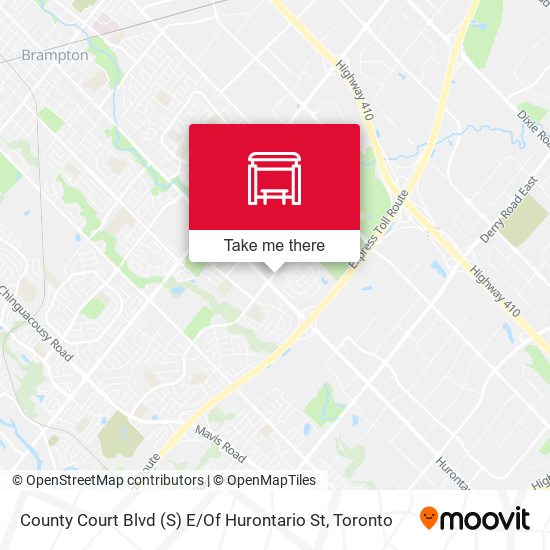 County Court Blvd (S) E / Of Hurontario St plan