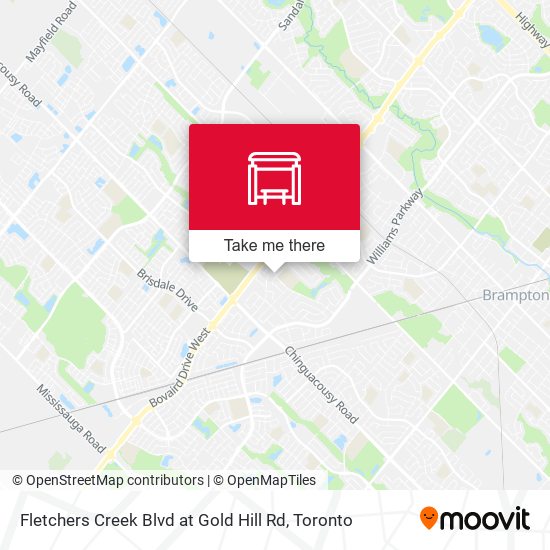 Fletchers Creek Blvd at Gold Hill Rd map