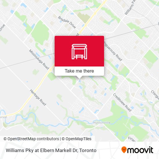 Williams Pky at Elbern Markell Dr map