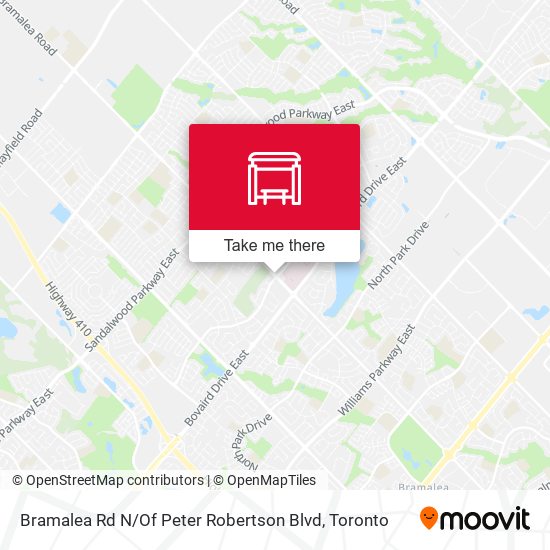 Bramalea Rd N / Of Peter Robertson Blvd map