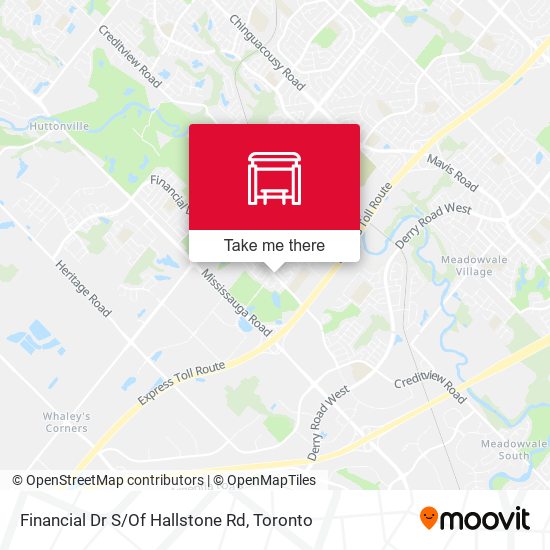 Financial Dr S/Of Hallstone Rd map