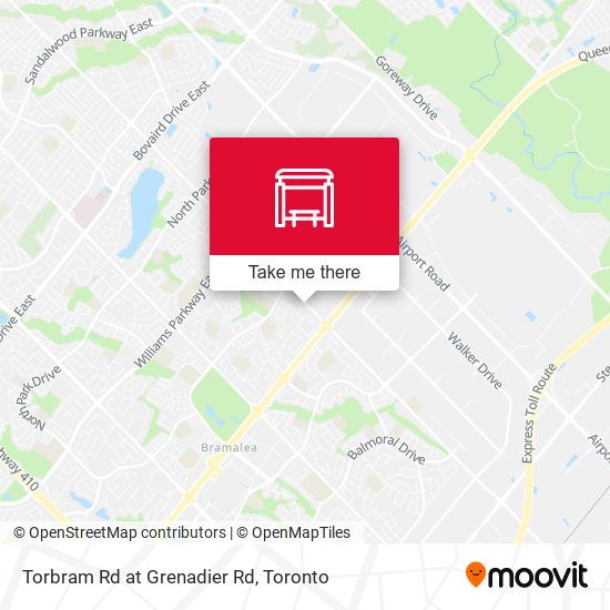 Torbram Rd at Grenadier Rd plan
