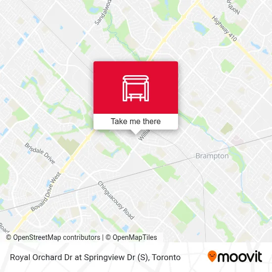 Royal Orchard Dr at Springview Dr map