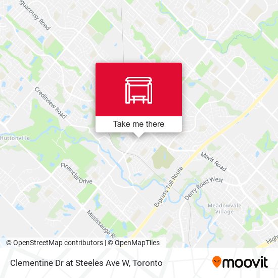 Clementine Dr at Steeles Ave W plan