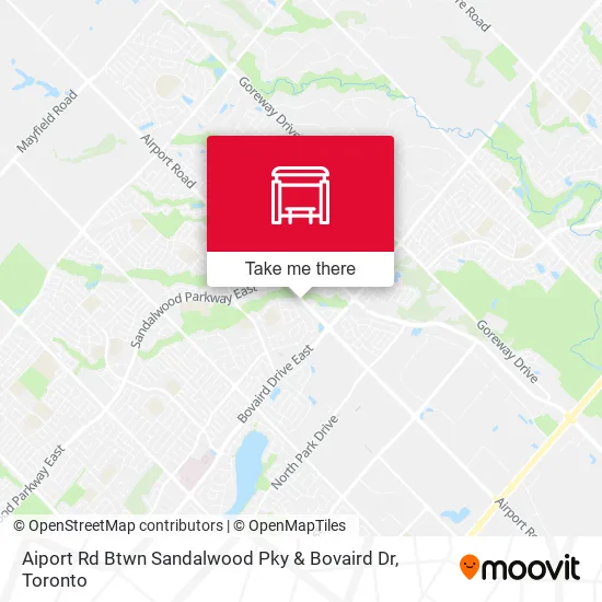 Aiport Rd Btwn Sandalwood Pky & Bovaird Dr map