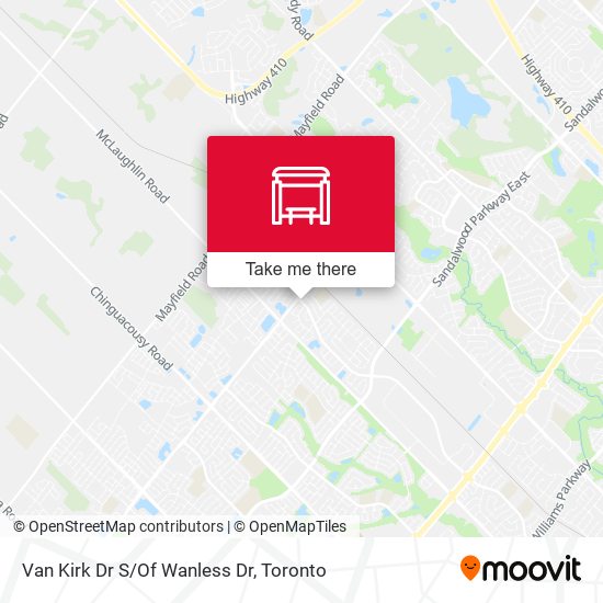 Van Kirk Dr S/Of Wanless Dr map