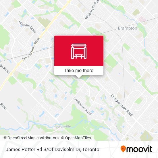 James Potter Rd S / Of Daviselm Dr map