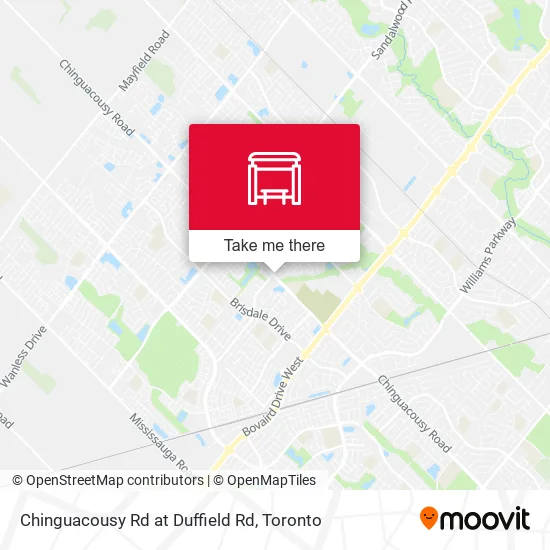 Chinguacousy Rd at Duffield Rd map