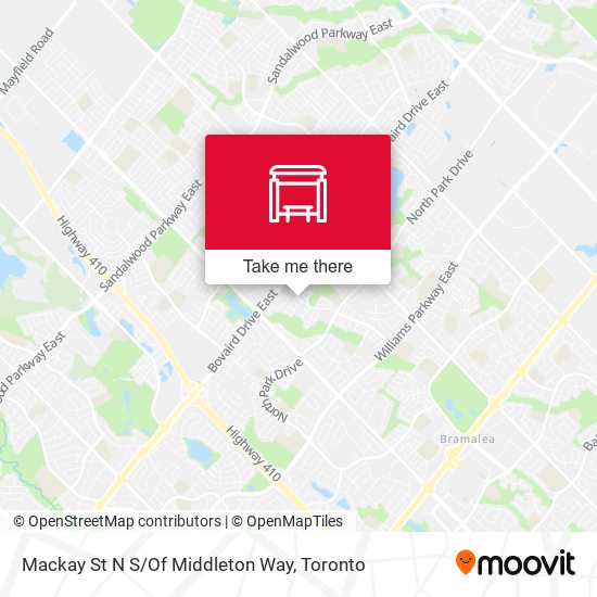 Mackay St N S/Of Middleton Way map