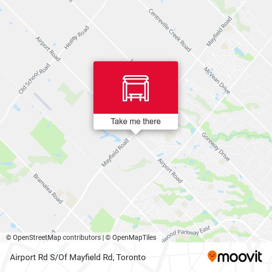 Airport Rd S/Of Mayfield Rd map