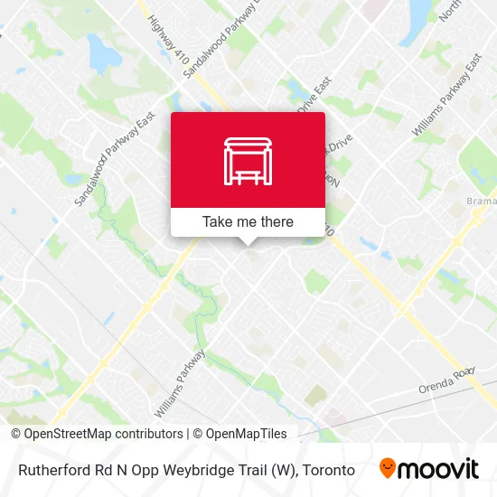 Rutherford Rd N Opp Weybridge Trail map