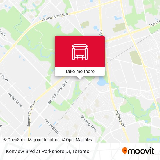 Kenview Blvd at Parkshore Dr map