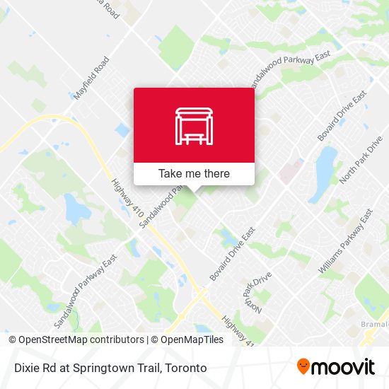 Dixie Rd at Springtown Trail plan