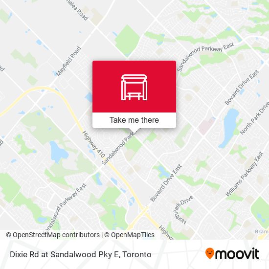Dixie Rd at Sandalwood Pky E map