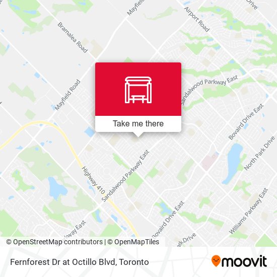 Fernforest Dr at Octillo Blvd plan
