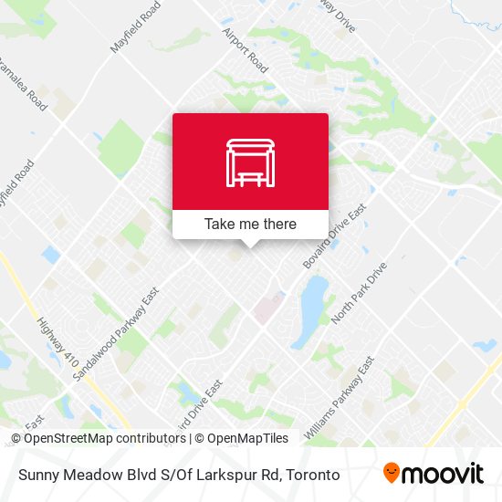 Sunny Meadow Blvd S / Of Larkspur Rd map