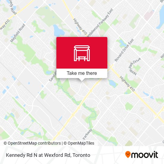Kennedy Rd N at Wexford Rd map